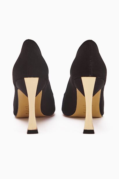 Stiletto Kadın Topuklu Ayakkabı Konforlu Vegan Deri Günlük Ve Özel Gün  Siyah 6