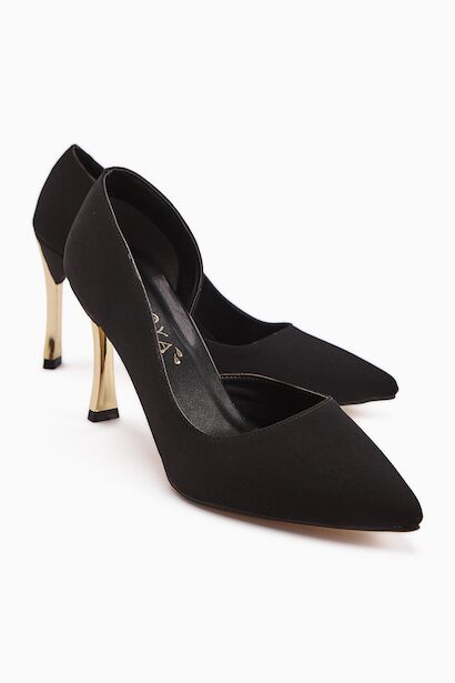 Kadın Topuklu Ayakkabı Stiletto Konforlu Günlük Ve Özel Günler Için Saten Vegan Deri 